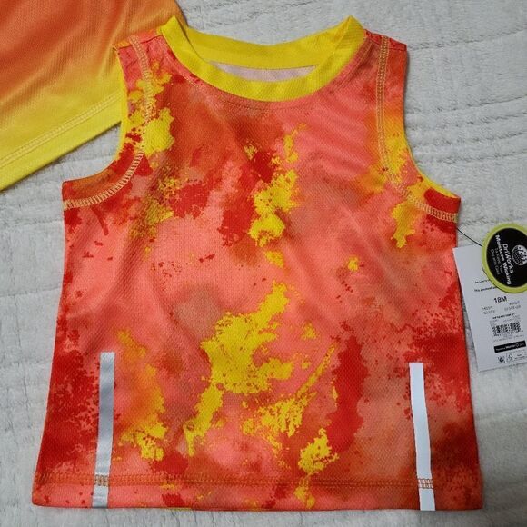 Athletic Works Baby and Toddler Boys' ActiveT-Shirt and Tank Top, 2-Pack - Picture 5 of 7